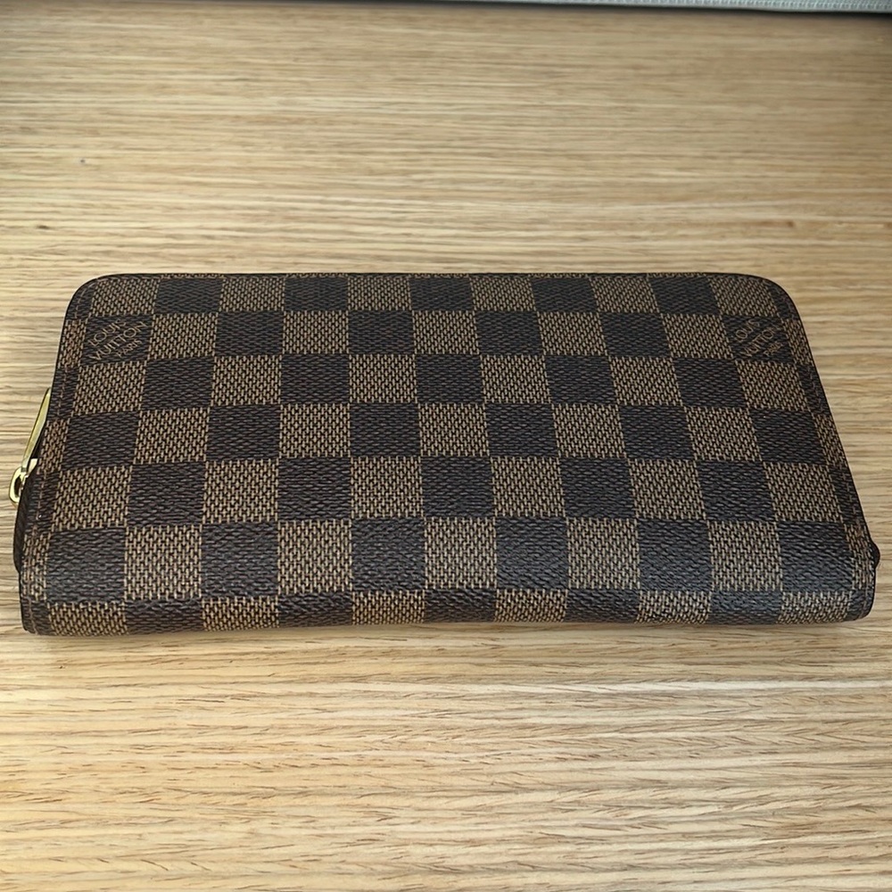 LOUIS VUITTON ZIPPY WALLET DAMIER EBENE
